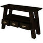 LORIAN SOLID MAHOGANY TIMBER 3 DRAWER CONSOLE TABLE/HALL TABLE - CHOCOLATE - MyChocolateWood