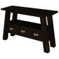 LORIAN SOLID MAHOGANY TIMBER 3 DRAWER CONSOLE TABLE/HALL TABLE - CHOCOLATE - MyChocolateWood
