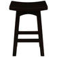 Lorian Solid Mahogany Kitchen / Bar Stool 67cm in Chocolate - Chocolate Wood