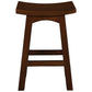 Lorian Solid Mahogany Kitchen / Bar Stool 67cm in Mahogany - Chocolate Wood