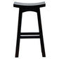 Lorian Solid Mahogany Kitchen / Bar Stool 77cm in Chocolate - Chocolate Wood