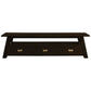 LORIAN SOLID MAHOGANY TIMBER TV UNIT 3 DRAWERS CHOCOLATE 190CM - MyChocolateWood