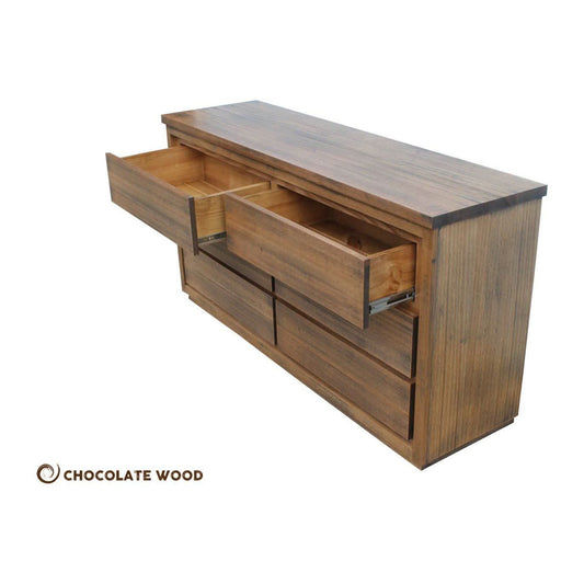 LUCAS CUSTOM MADE RUSTIC TASSIE OAK DRESSER