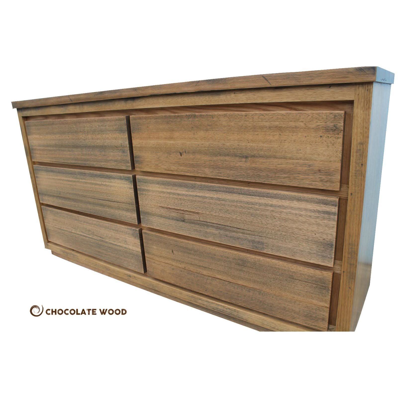 LUCAS CUSTOM MADE RUSTIC TASSIE OAK DRESSER - MyChocolateWood