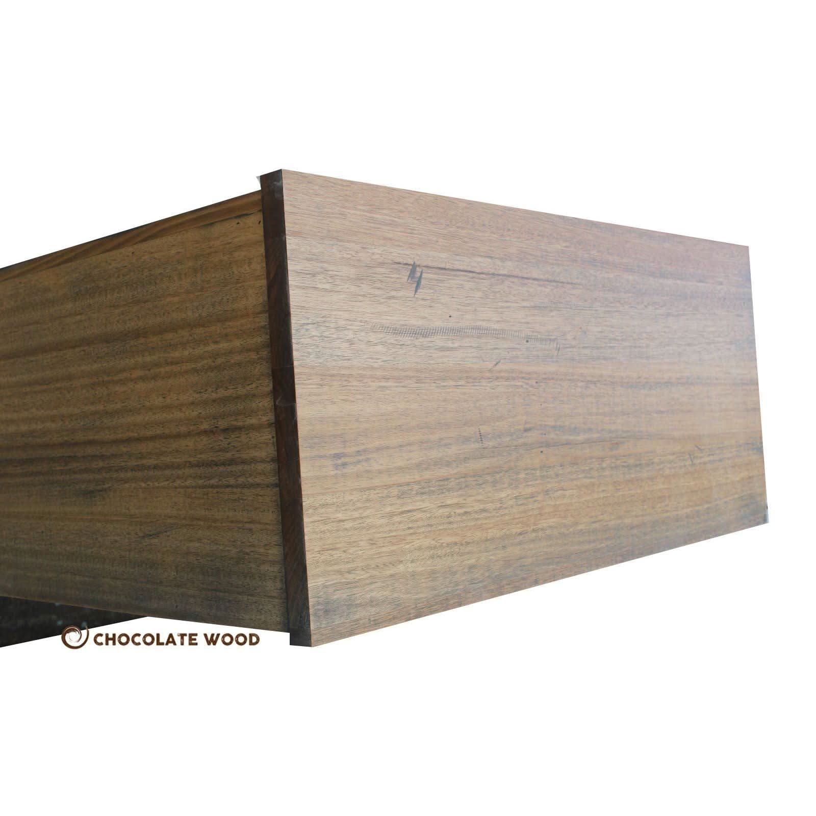 LUCAS RUSTIC TASSIE OAK JUMBO TALLBOY - 4 LARGE DRAWERS + 2 SMALLER DRAWERS CUSTOM MADE - MyChocolateWood