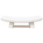 Lucas Solid Mahogany Counter Stool in White - Chocolate Wood
