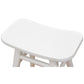Lucas Solid Mahogany Counter Stool in White - Chocolate Wood