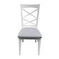 LUGANO HAMPTONS STYLE ACACIA NEW DINING CHAIR W:48XD:59XH103CM - MyChocolateWood