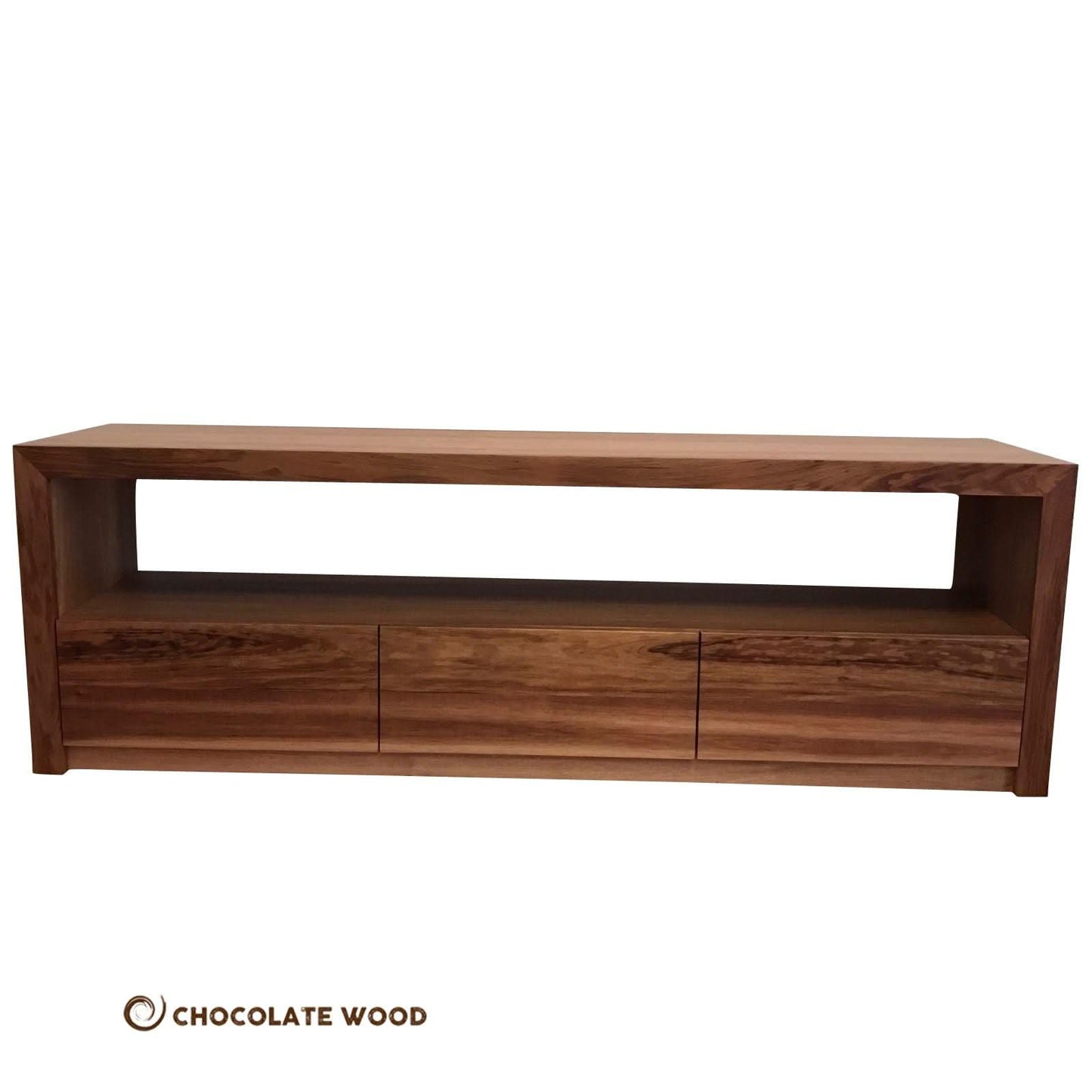 MACARTHUR SOLID BLACKWOOD 3 DRAWERS TV/ENTERTAINMENT UNIT - LOCALLY MADE - MyChocolateWood