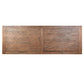 Maddox Reclaimed Elm Dining Table 350cm in Natural - Chocolate Wood