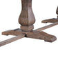 Maddox Reclaimed Elm Dining Table 350cm in Natural - Chocolate Wood