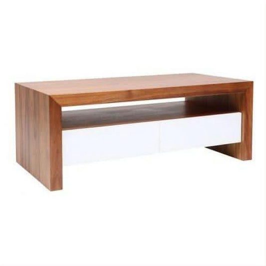 MADE TO ORDER HELENA 2 DRAWER COFFEE TABLE IN SOLID BLACKWOOD