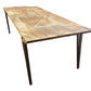 MAHARSHI RECTANGULAR DINING TABLE 220CM IN SOLID MANGO WOOD - FLOOR STOCK CLEARANCE - MyChocolateWood