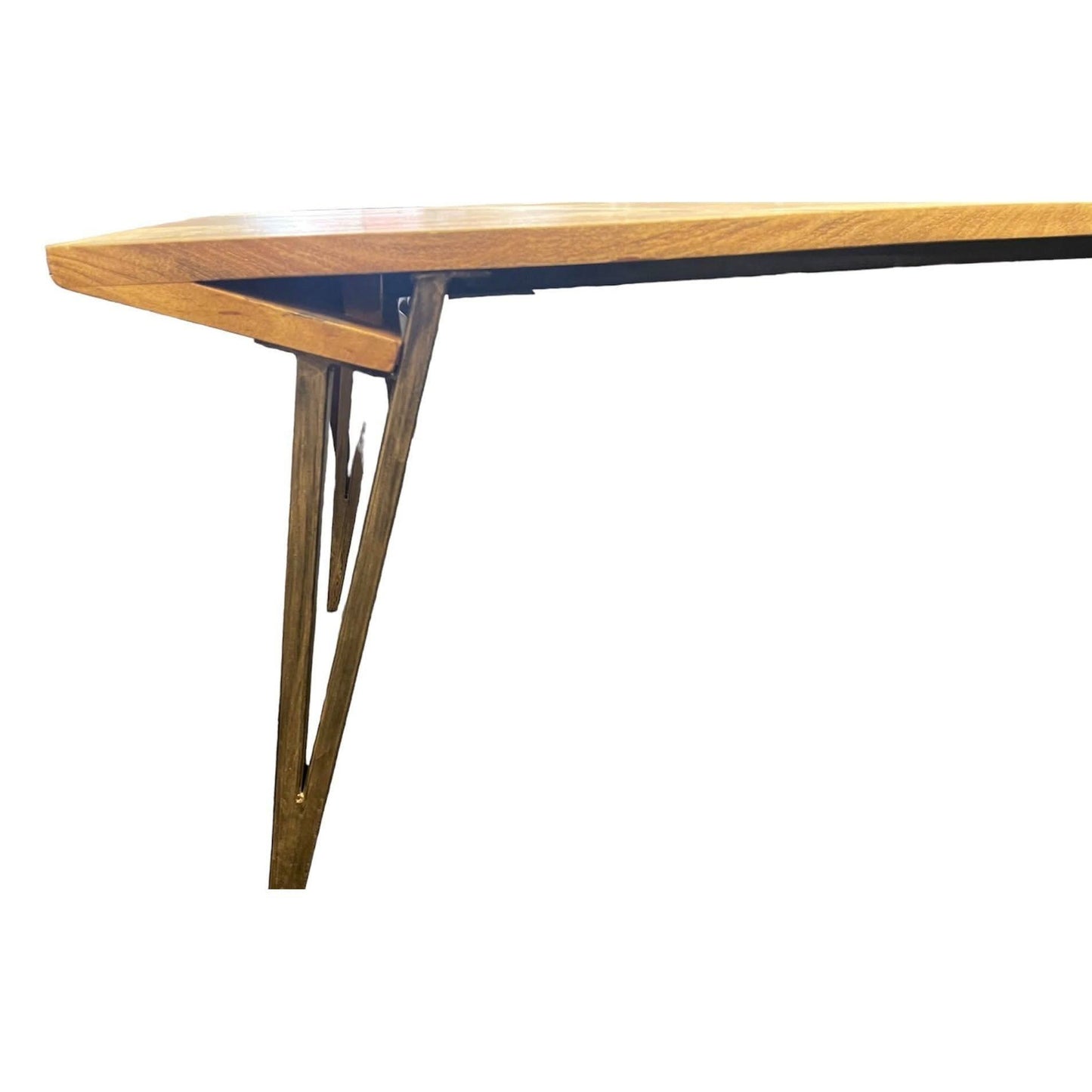 MAHARSHI RECTANGULAR DINING TABLE 220CM IN SOLID MANGO WOOD - FLOOR STOCK CLEARANCE