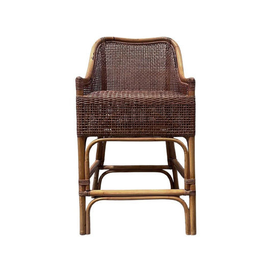MALIBU HAMPTONS RATTAN COUNTER STOOL IN MANGO TEAK - MyChocolateWood