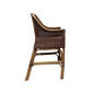 Malibu Hamptons Rattan Counter Stool in Mango Teak - Chocolate Wood
