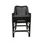MALIBU HAMPTONS RATTAN COUNTER STOOL IN SOLID BLACK - MyChocolateWood