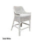 MALIBU HAMPTONS RATTAN COUNTER STOOL IN SOLID WHITE - MyChocolateWood