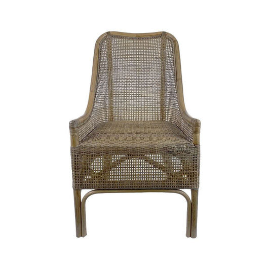 MALIBU HAMPTONS RATTAN DINING CHAIR IN MANGO TEAK - MyChocolateWood