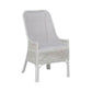 MALIBU HAMPTONS RATTAN DINING CHAIR IN SOLID WHITE - MyChocolateWood