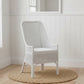 MALIBU HAMPTONS RATTAN DINING CHAIR IN SOLID WHITE - MyChocolateWood