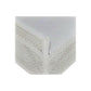 Malibu Hamptons Rattan Dining Chair in Solid White - Chocolate Wood