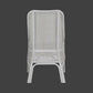 MALIBU HAMPTONS RATTAN DINING CHAIR IN SOLID WHITE - MyChocolateWood