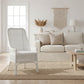 MALIBU HAMPTONS RATTAN DINING CHAIR IN SOLID WHITE - MyChocolateWood