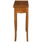 MANDY QUEEN ANN SOLID MAHOGANY 2 DRAWER HALL TABLE/CONSOLE TABLE IN LIGHT PECAN - MyChocolateWood