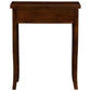 MANDY QUEEN ANN SOLID MAHOGANY 2 DRAWER HALL TABLE/CONSOLE TABLE IN MAHOGANY - MyChocolateWood