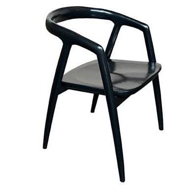 MANFRED SOLID ASHWOOD CHAIR KITCHEN CHAIR DINING CHAIR ACCENT CHAIR BLACK - MyChocolateWood