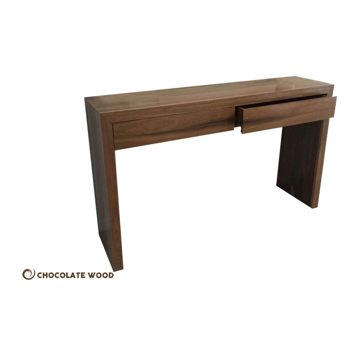 MANHATTAN 2-DRAWER SOLID BLACKWOOD CONSOLE TABLE/HALL CUSTOM MADE TO ORDER