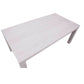 MANLY 190CM DINING TABLE IN BRUSHED WHITEWASH  - MyChocolateWood