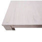 MANLY 190CM DINING TABLE IN BRUSHED WHITEWASH  - MyChocolateWood