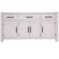 MANLY 158CM 4 DOORS/3 DRAWERS BUFFET/SIDEBOARD IN BRUSHED WHITEWASH - MyChocolateWood