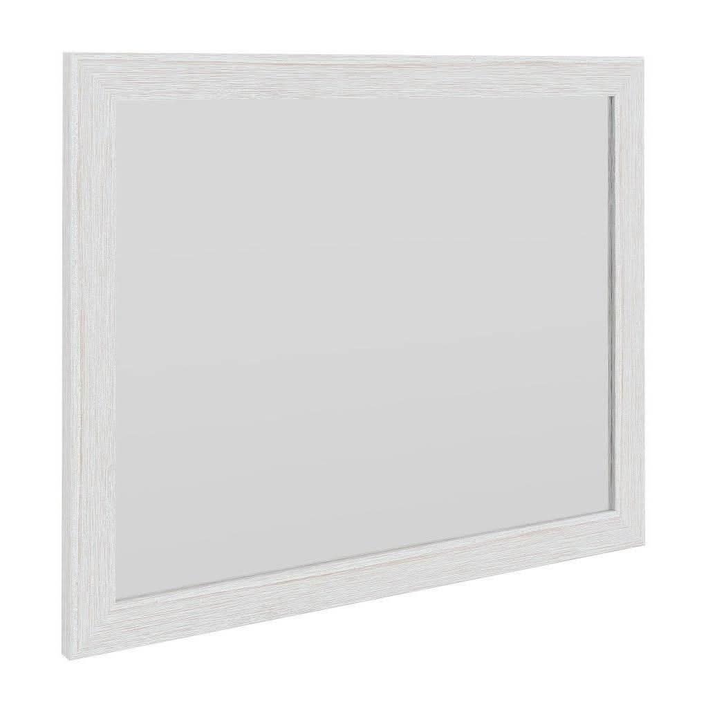 MANLY MIRROR IN BRUSHED WHITEWASH - MyChocolateWood
