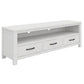 MANLY MOUNTAIN ASH TIMBER TV/ENTERTAINMENT UNIT IN BRUSHED WHITEWASH 166CM - MyChocolateWood
