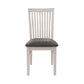 MANLY SOLID MOUNTAIN ASH DINING TABLE 190CM + 6 MANLY DINING CHAIRS IN BRUSHED WHITEWASH PACKAGE DEAL - MyChocolateWood