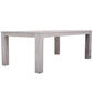 MANLY SOLID MOUNTAIN ASH TIMBER DINING TABLE IN BRUSHED WHITEWASH 225CM - MyChocolateWood