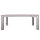 MANLY SOLID MOUNTAIN ASH TIMBER DINING TABLE IN BRUSHED WHITEWASH 225CM - MyChocolateWood