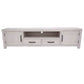 MANLY SOLID MOUNTAIN ASH TV/ENTERTAINMENT UNIT 2 DOORS 2 DRAWERS BRUSHED WHITEWASH COLOUR 216CM - MyChocolateWood