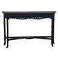 Manor Solid Mahogany Console Table 129cm in Chocolate - Chocolate Wood