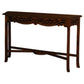 Manor Solid Mahogany Console Table 129cm in Mahogany - Chocolate Wood