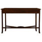 Manor Solid Mahogany Console Table 129cm in Mahogany - Chocolate Wood