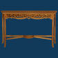 MANOR SOLID MAHOGANY TIMBER CONSOLE TABLE/HALL TABLE 120CM IN LIGHT PECAN - MyChocolateWood