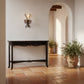 Manor Solid Mahogany Console Table 82cm in Chocolate - Chocolate Wood
