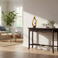 Manor Solid Mahogany Console Table 82cm in Chocolate - Chocolate Wood