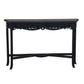 Manor Solid Mahogany Console Table 82cm in Chocolate - Chocolate Wood