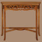 Manor Solid Mahogany Console Table 82cm in Light Pecan - Chocolate Wood