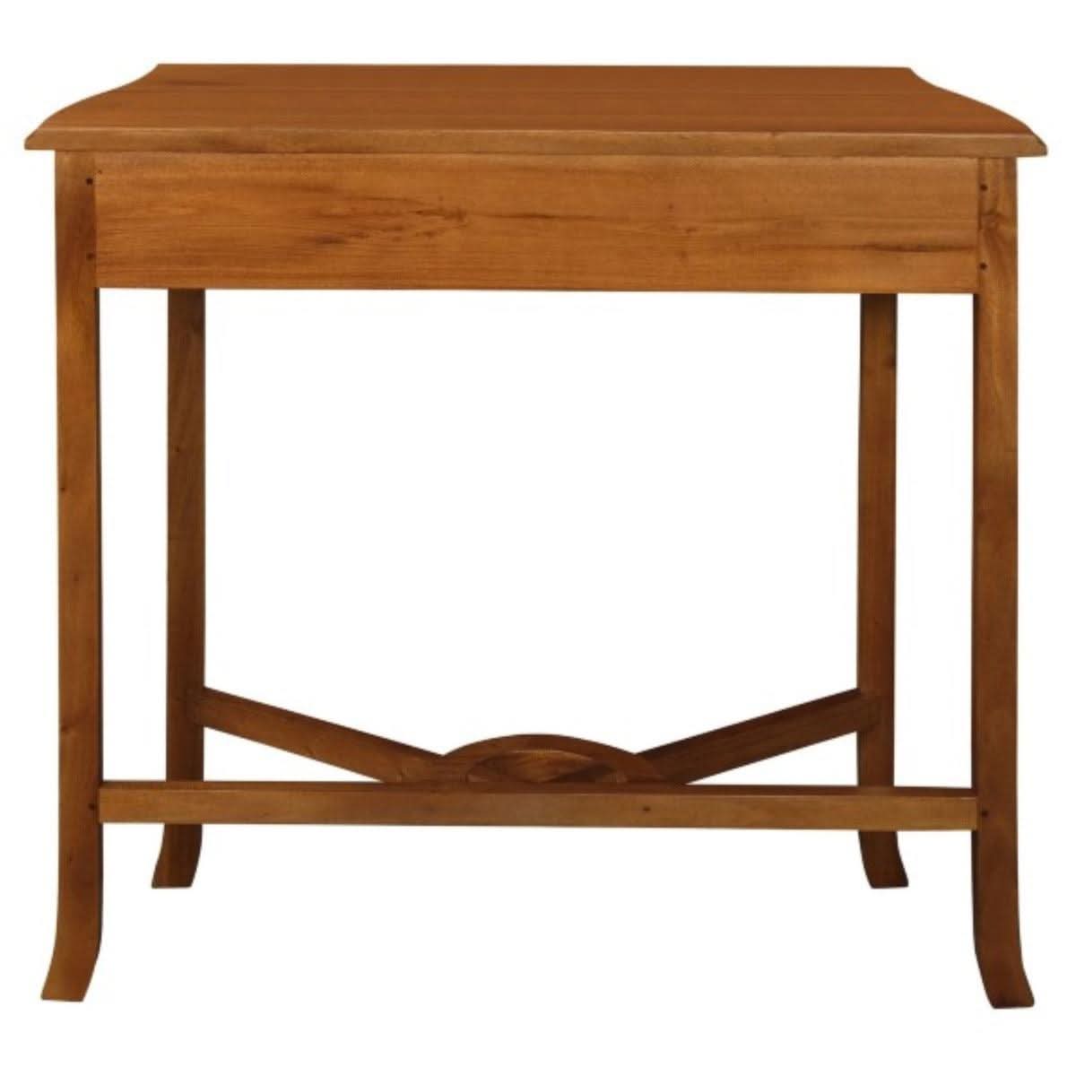 Manor Solid Mahogany Console Table 82cm in Light Pecan - Chocolate Wood